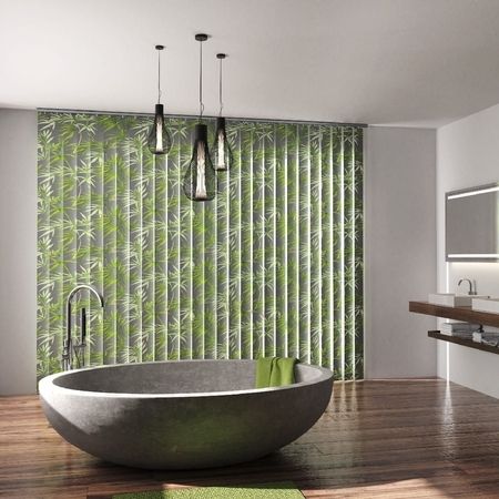 Flächenvorhänge und Vertikalanlagen