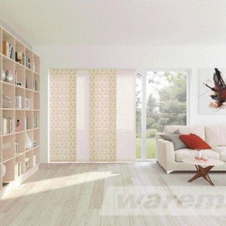 Flächenvorhänge und Vertikalanlagen