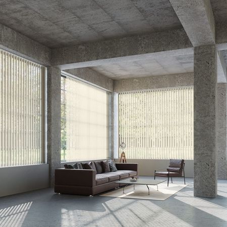 Flächenvorhänge und Vertikalanlagen