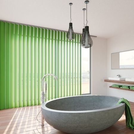 Flächenvorhänge und Vertikalanlagen