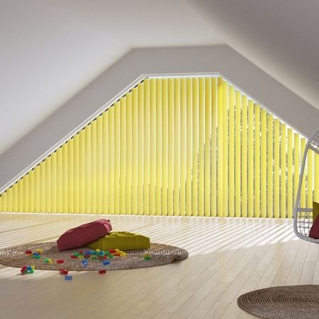 Flächenvorhänge und Vertikalanlagen